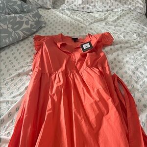 Who What Wear Orange Maxi Dress